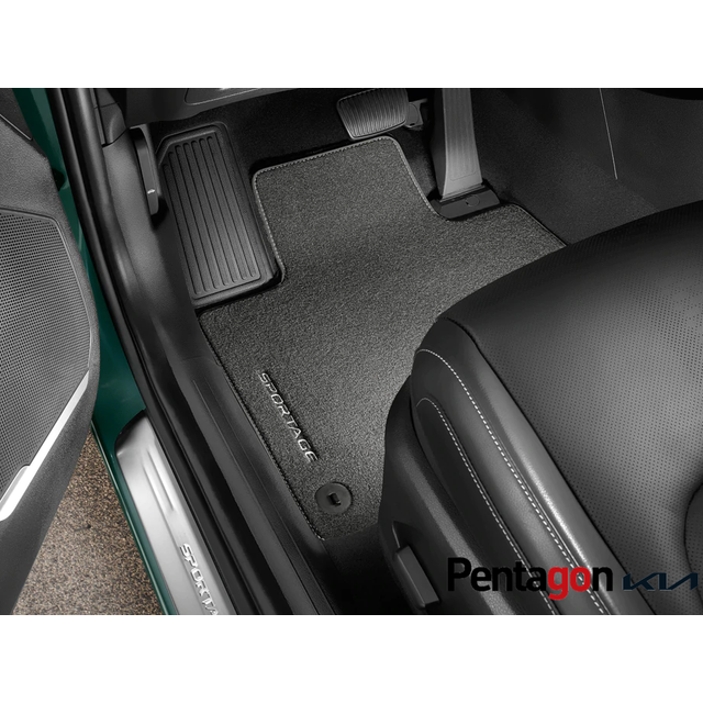 Genuine kia sportage 2022-> ice velour floor carpet mat set r2143ade10