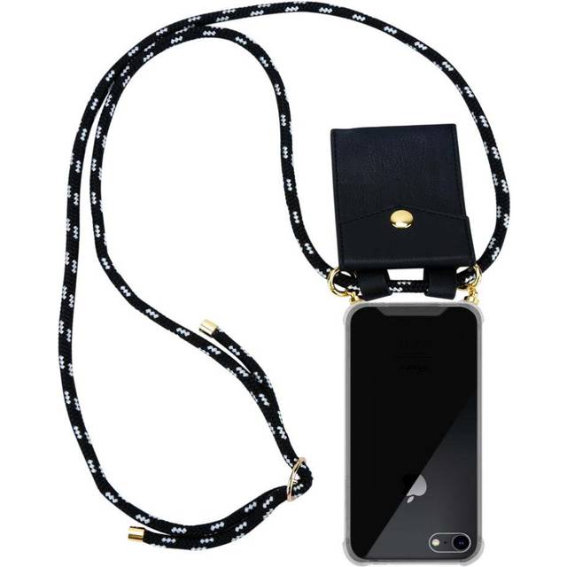 (BLACK SILVER) Cadorabo Necklace Case for Apple iPhone 8 / iPhone 7 / iPhone 7S