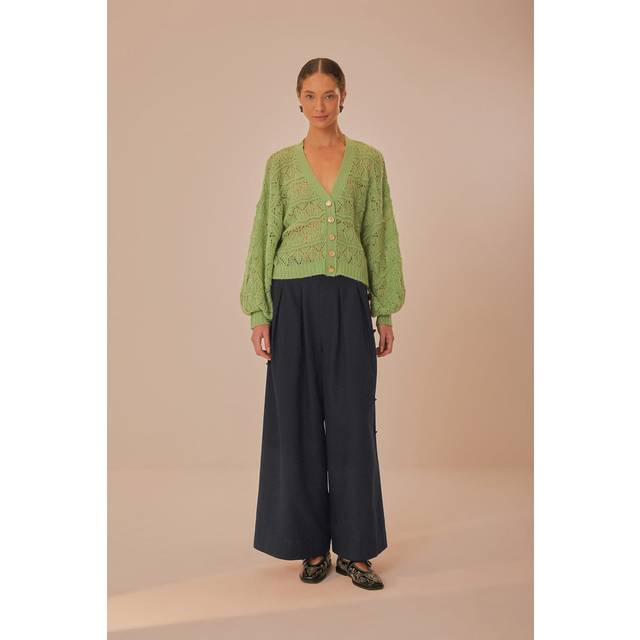 FARM Rio Black Button Pant