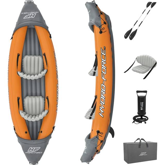 Bestway Uppblåsbar kajak Hydro-Force Rapid x2 med tillbehör