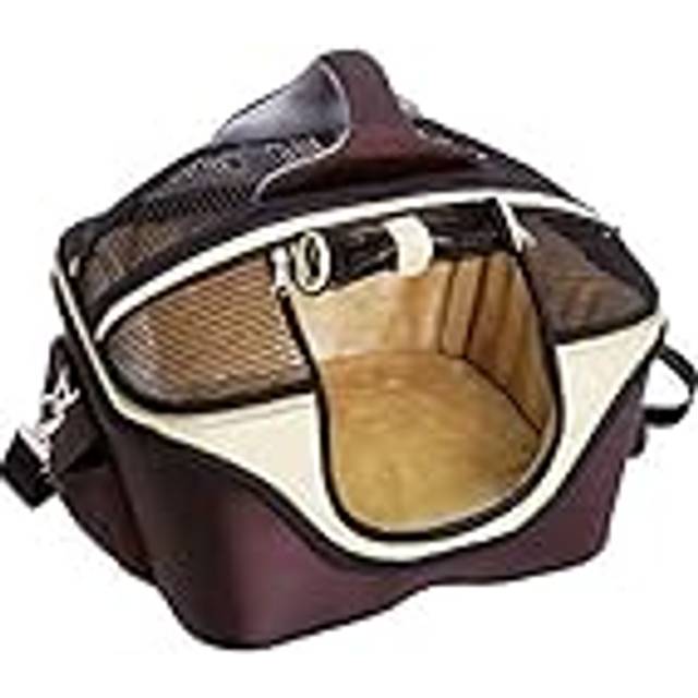 Croci FAST & EASY 2 in 1 - Cat and Small Dog Carrier 49x40x35 cm (Max 15 kg) - Dog, Cat or Rabbit Carrier Bag with Shoulder Strap, Backpack