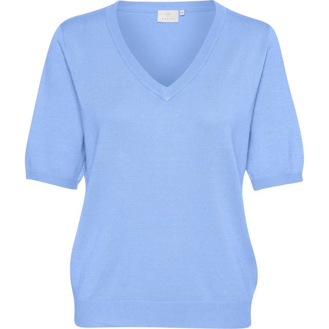 KAFFE Lizza V-Neck Short Sleeve Jumper