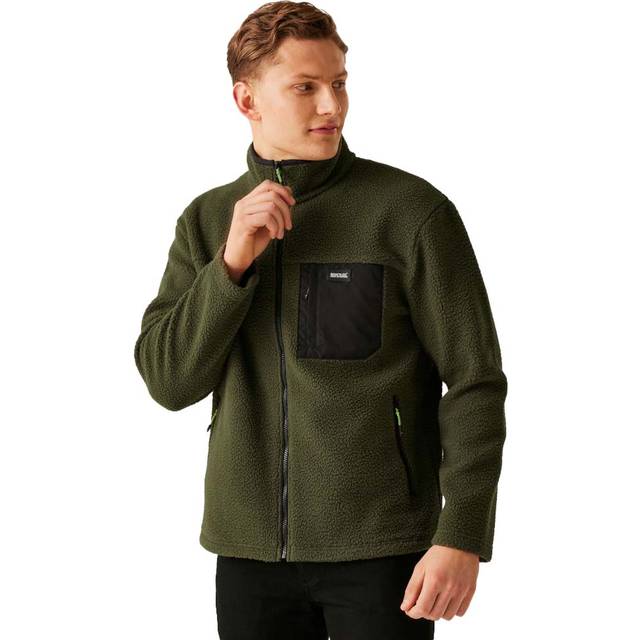 Regatta Frankie Borg Fleece Jacket: Dark Khaki: M Size: M, Colour: Dar