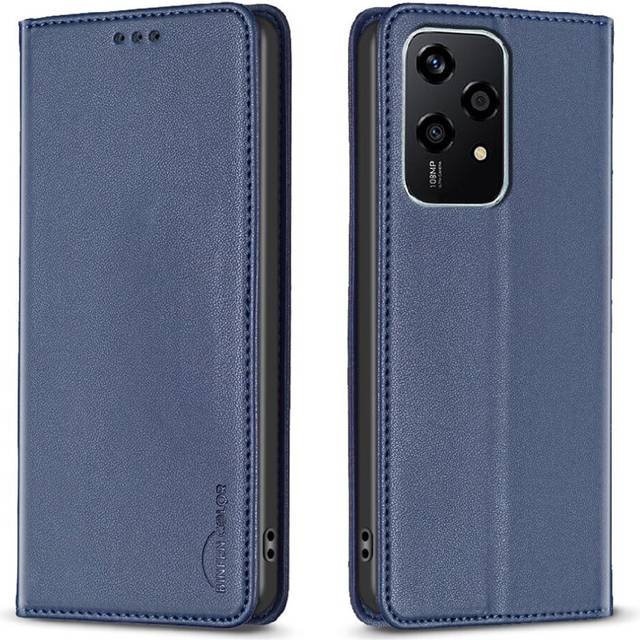 (Blue) Flip Case for Honor 200 Lite Business Multi-card Slot Leather Case Wallet Multi-color