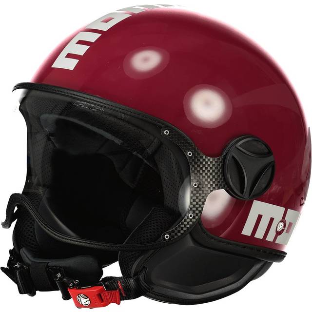 Momodesign FGTR Classic Candy, open face helmet , color: Dark Red/White , size: M