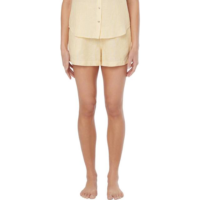 Onia Air Linen-Blend Elastic Drawstring Short