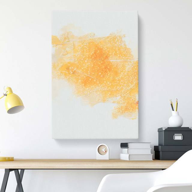 Soda Stream Storm in Abstract - Wrapped Canvas Painting Print (60cm H x 40cm W x 3cm D)