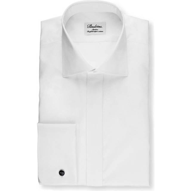 Smokingskjorta slimline moderate cut away vit