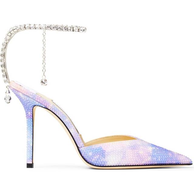 Jimmy Choo Multicolor Saeda Heels - Wisteria Mix - IT 35.5