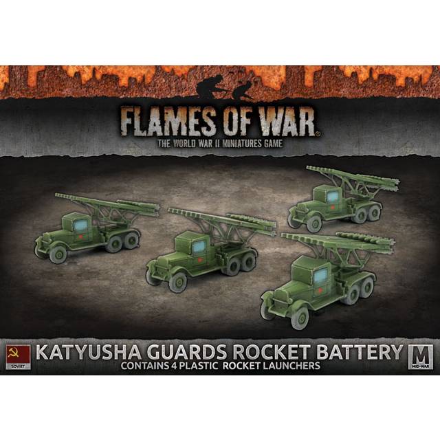 Battlefront Miniatures Flames Of War - Soviet Katyusha Guards Rocket Battery (X4, Plastic)