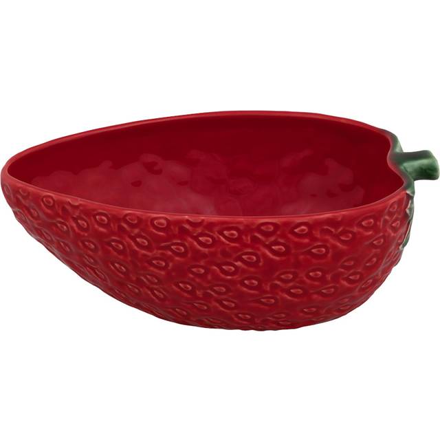Bordallo Pinheiro - Strawberries Skål 1,35 L Röd