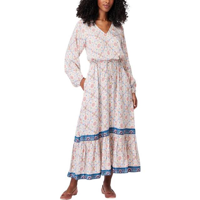 Roller Rabbit Mosaic Tile Border Olaya Maxi Dress