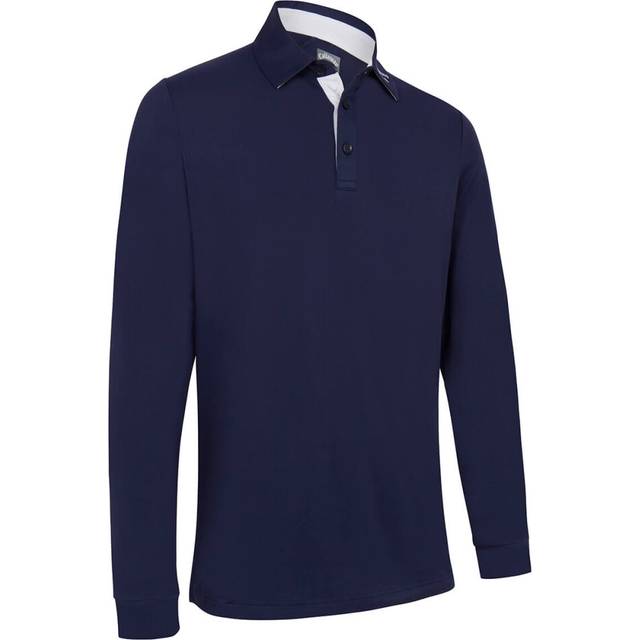 Callaway Mens Long Sleeve Golf Performance Polo Shirt - Peacoat - CGKFC058-410 - XXLarge