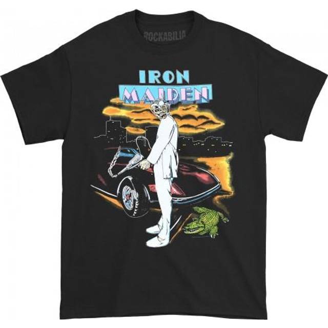(M, Black) Iron Maiden Unisex Adult Vice Is Nice Back Print T-Shirt