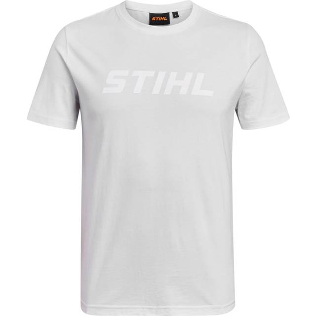 Stihl T-shirt med tryck Vit - L - Vit - (L)