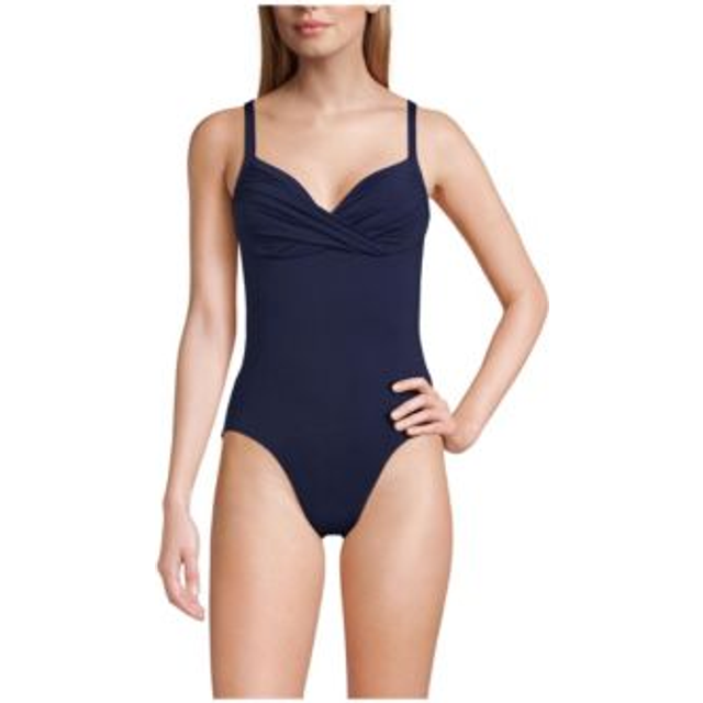 Targeted Control Sculpting Swimsuit - Navy - 14
