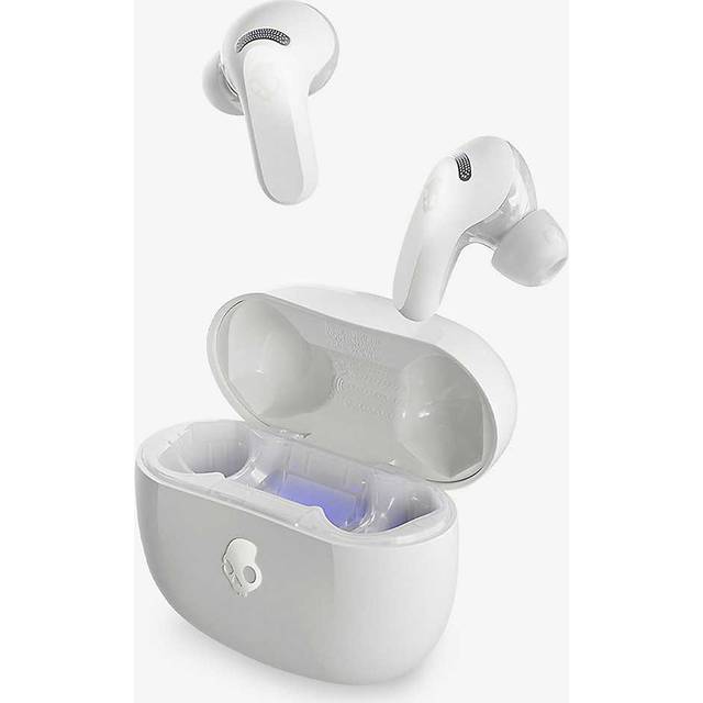 Skullcandy Rail ANC är ett par trådlösa in-ear-hörlurar med brusreducering, 27 timmars batteritid, mikrofon, och de fungerar med iPhone, Android och Bluetooth-enheter - Bone