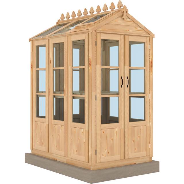 Shire Hemsby 4 x 6ft Wooden Greenhouse - Shire Garden Buildings - n/a - 230.2 x 107.4 x 167.6cm
