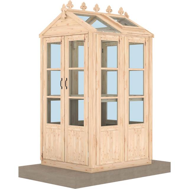 Shire Hemsby 4 x 3ft Wooden Greenhouse - Shire GB - n/a - 230.2 x 107.4 x 115.6cm