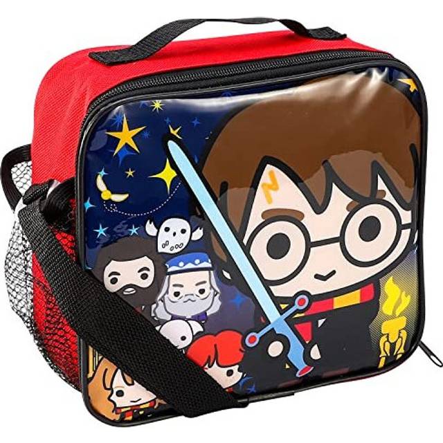Harry Potter Rectangular Insulated Lunch Box Bag for Boys and Girls, Perfect Size for Packing Hot or Cold Snacks for School and Travel, BPA Free