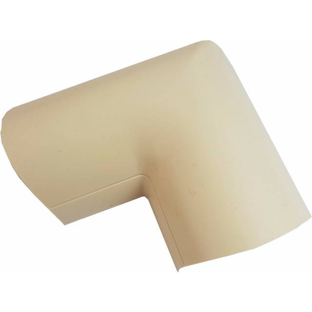 30x15mm Clip Over Magnolia Door Frame Bend Adapter 90 Degree Trunking Conduit
