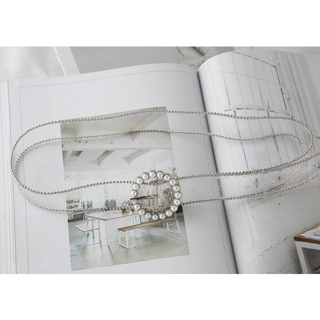 (StyleD) Transparent Pvc Waist Belt Womens Ins Decorative Dress Belt Skinny Belt Trendy