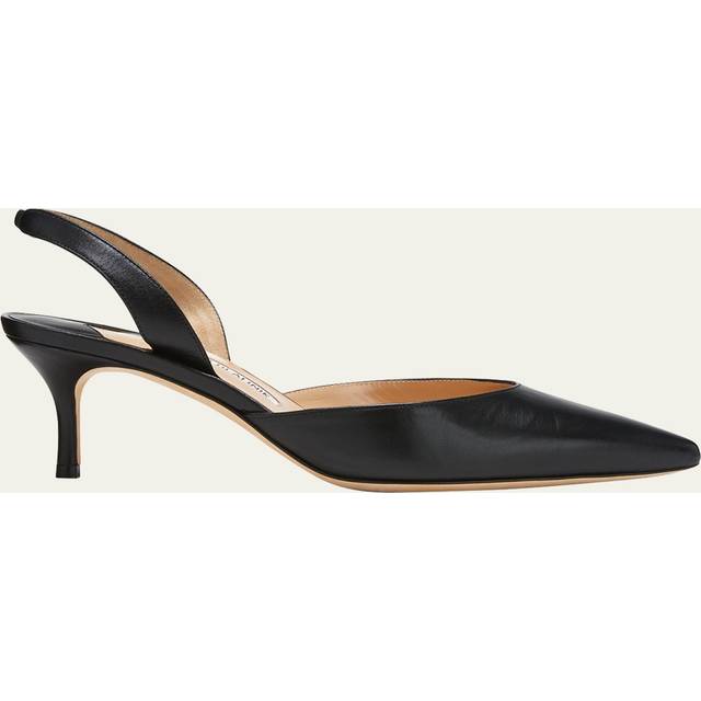 Manolo Blahnik Black Carolyne Heeled Sandals - BLCK(0015) - IT 37.5