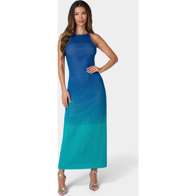 Bebe Open Knit Maxi Dress