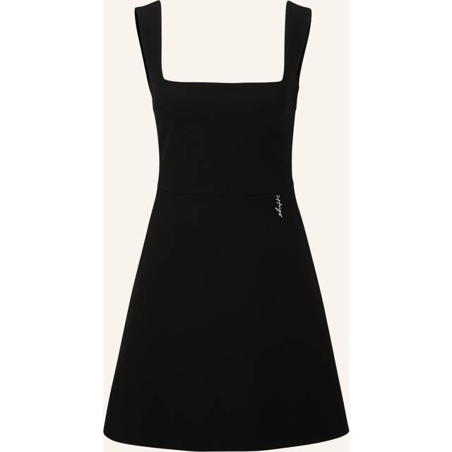 Hugo Boss Women's Kasanka Metallic Logo Mini Dress - Black - Size: 6