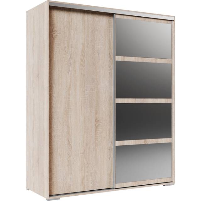 Proxima 2 Door Wardrobe - Sonoma (217cm H X 180cm W X 66cm D)