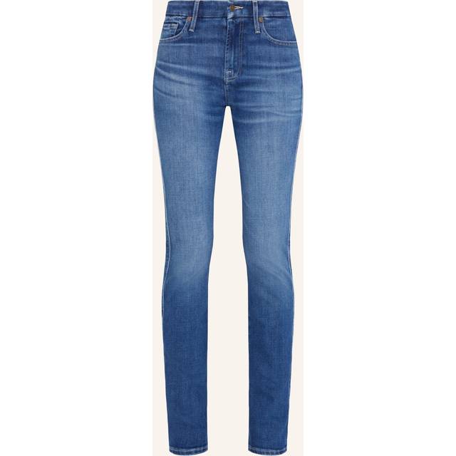 Mid Blue Kimmie Straight Slim Illusion Jeans (30)
