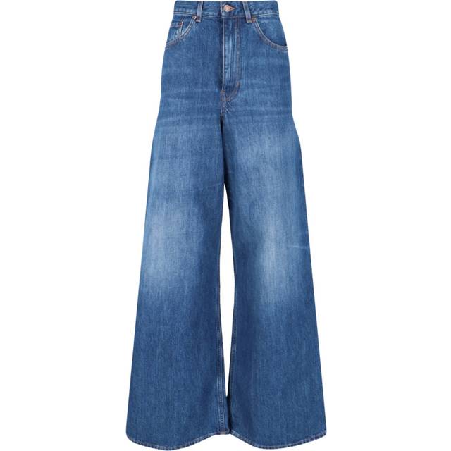 Chloé-Wide Leg Jeans Blu-Donna - 28