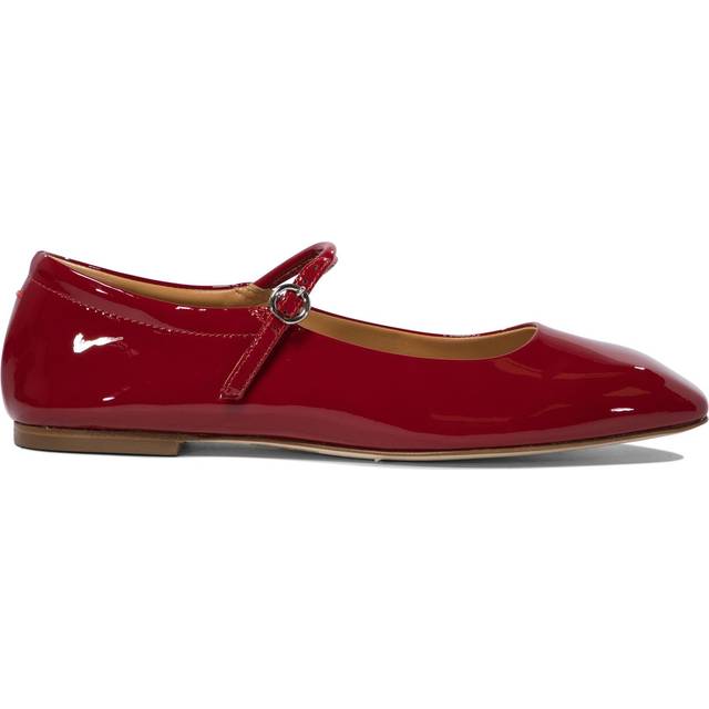 Ballerines Uma en cuir verni - Rouge - 38