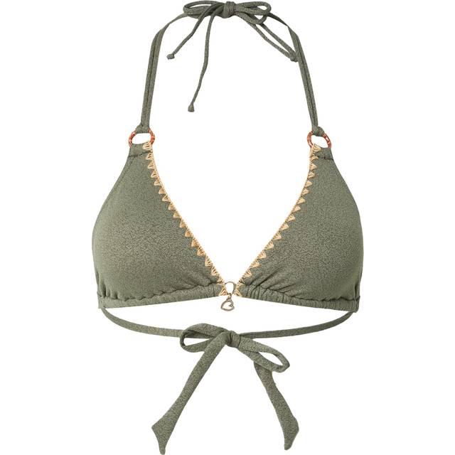 Yero Santafe Triangle Bikini Top - Khaki - 12