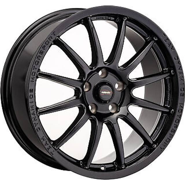 4 x team dynamics pro race 1.2 alloy wheels black gloss 17x7'', 4x100 pcd, et38