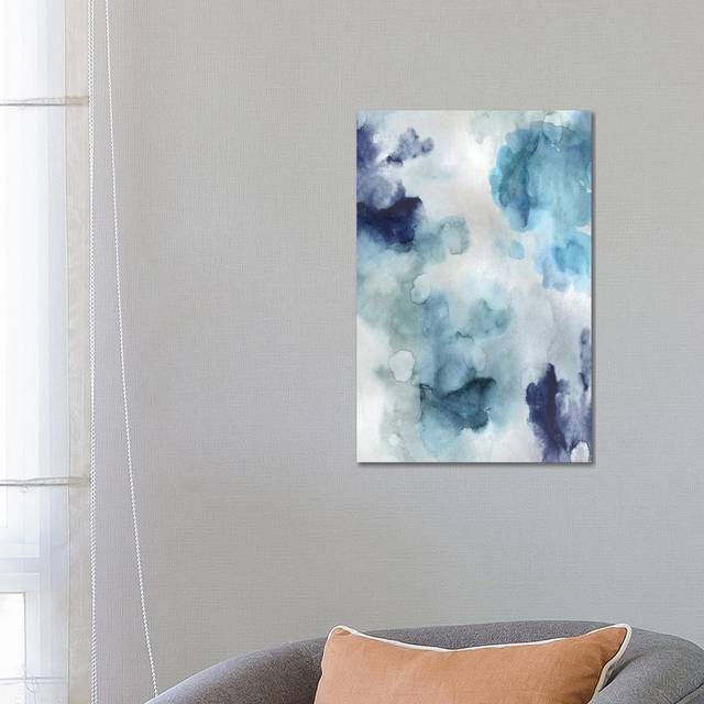 Whisper in Blue by Lauren Mitchell - Wrapped Canvas Painting (66.04 cm H x 45.72 cm W x 1.91 cm D)