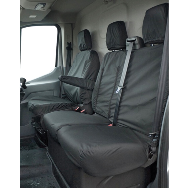Waterproof heavy duty set of van seat covers for citroen dispatch pre 19 & 2016>