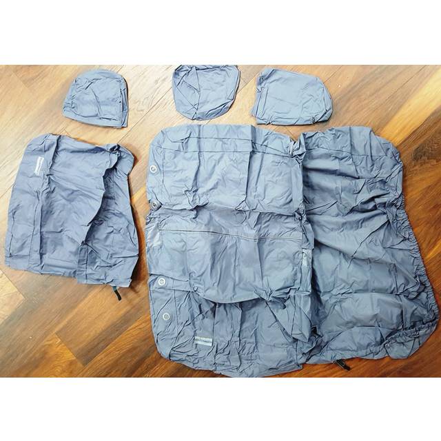 Vw t5 transporter waterproof seat cover set double single seats rear volkswagen