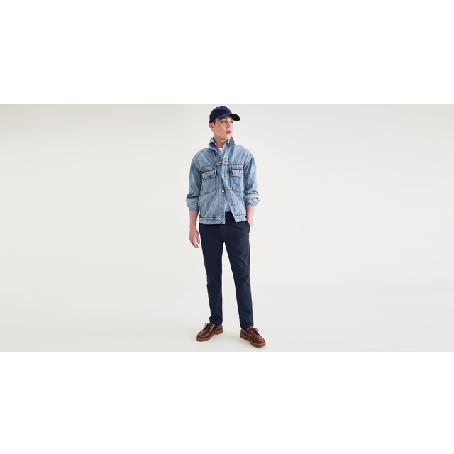 California Khaki Slim Trousers - Navy - W36 L30