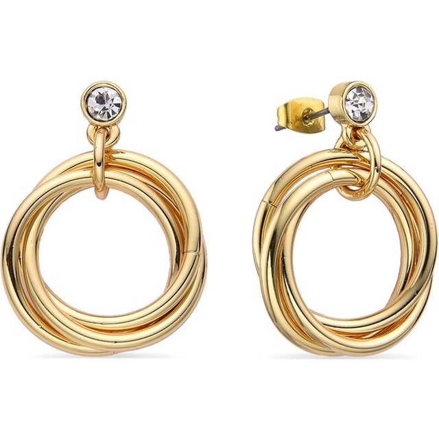 Eye Candy LA Margot Triple Loop Dangle Earrings