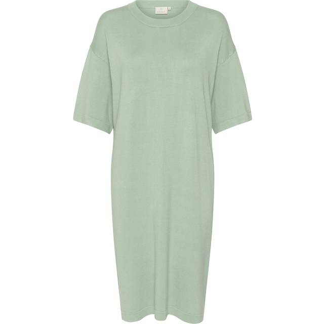 Kaffe Kafenia Knit Dress Dam Midiklänningar Stl. M - Från Magasin - Granite Green (M)