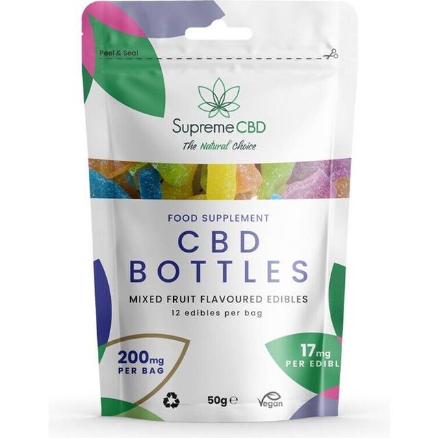 Supreme CBD CBD Gummies Grab Bag (200mg) 50g, Bottles/Multi Fruit