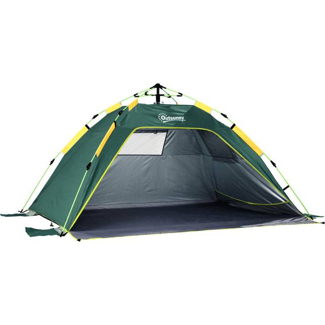 Outsunny 1-2 Person Pop-Up Camping Tent Dark Green - 68 x 13 x 13cm