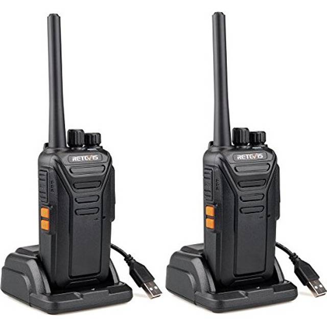 RT27 Walkie Talkies, Walkie Talkie Rechargeable with USB Charging Base, PMR446 License-free, 16 Channels, VOX, Walkie Talkie Kids, Two Way Radio for