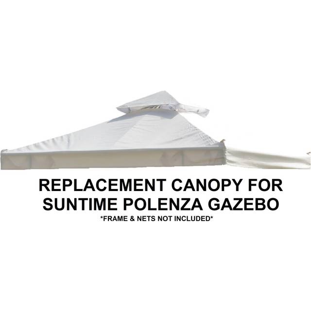 (Cream) SunTime Polenza Gazebo REPLACEMENT CANOPY 2.5m