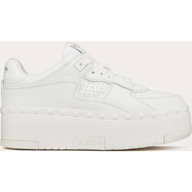 Valentino Garavani Freedots Xl Calfskin Trainer Woman WHITE 38
