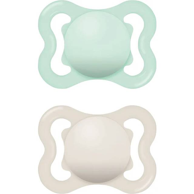 MAM Air Napp Silicone 0-6 mån 2-pack Blå