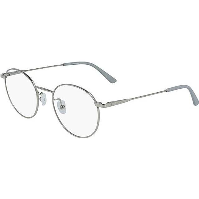 Calvin Klein Unisex CK19119 045 Optiska bågar Metall Silver Rund Normal Fotokromatisk