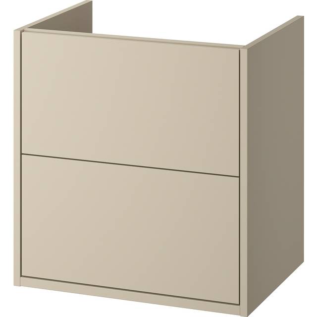 HAVBÄCK kommod med lådor, beige, 60x48x63 cm
