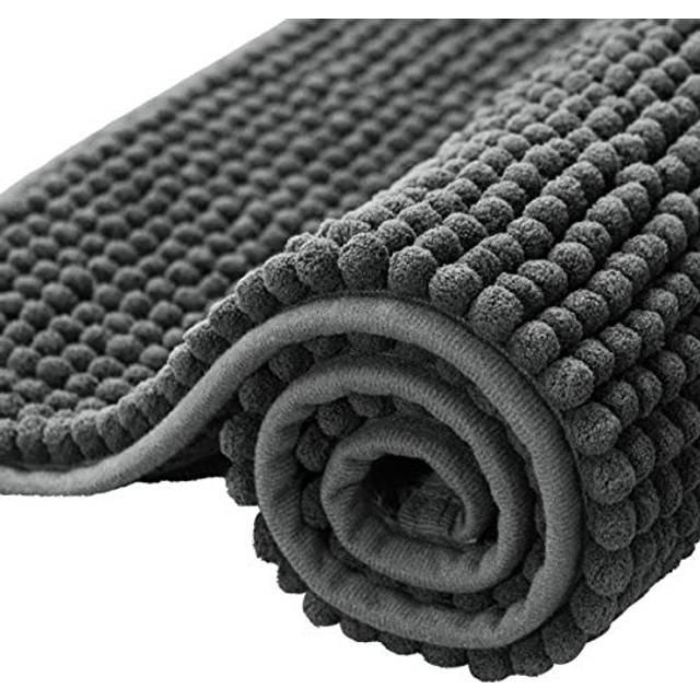 Subrtex Bathroom Rugs Chenille Bath Rug